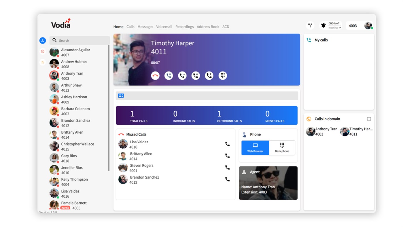 Vodia Windows APP
